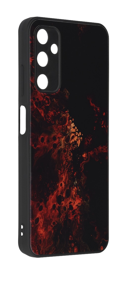 Zadní pevný kryt Glaze na Samsung A05s Red Nebula