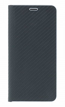 Knížkové pouzdro Luna Carbon Book na Xiaomi Redmi Note 14 Pro+ 5G černé