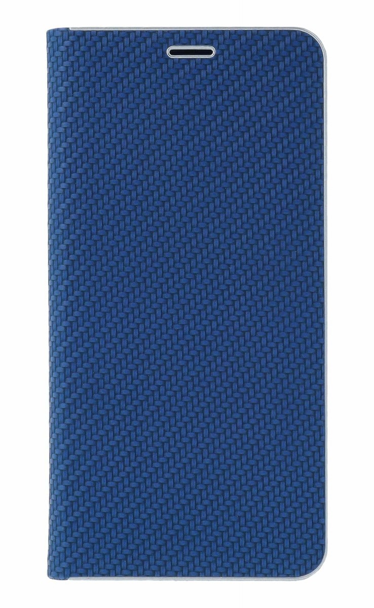 Knížkové pouzdro Luna Carbon Book na Xiaomi Redmi Note 14 Pro 5G modré