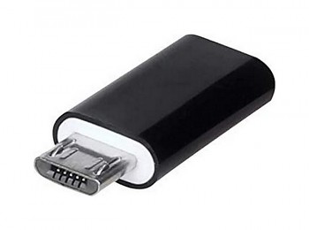 Adaptér TopQ microUSB - USB-C černý
