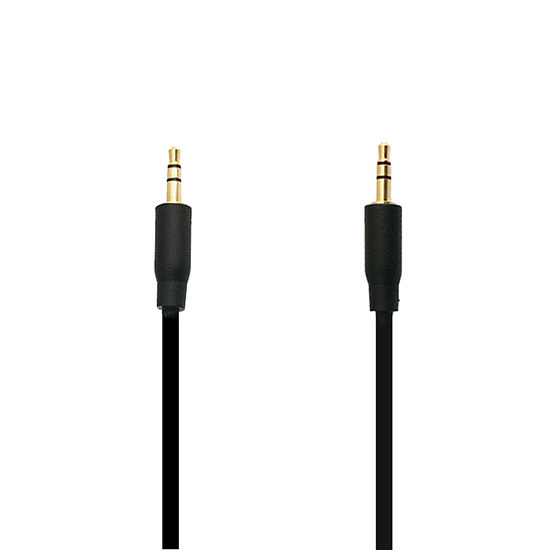 Adaptér TopQ 2× 3,5 mm jack konektor černý