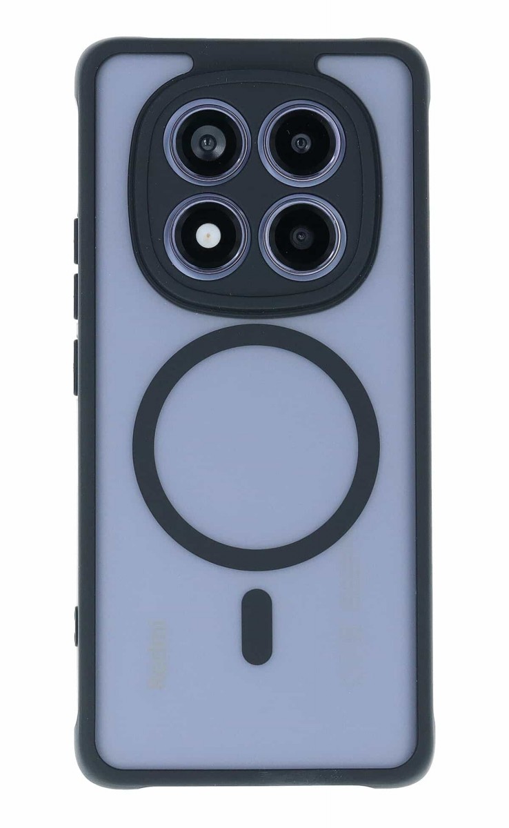 Zadní kryt Full Matte na Xiaomi Redmi Note 14 Pro 5G MagSafe průhledný černý