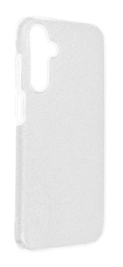 Zadní pevný kryt na Samsung A55 glitter stříbrný 