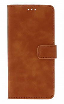 Knížkové pouzdro Tender na Xiaomi Redmi Note 14 5G hnědé