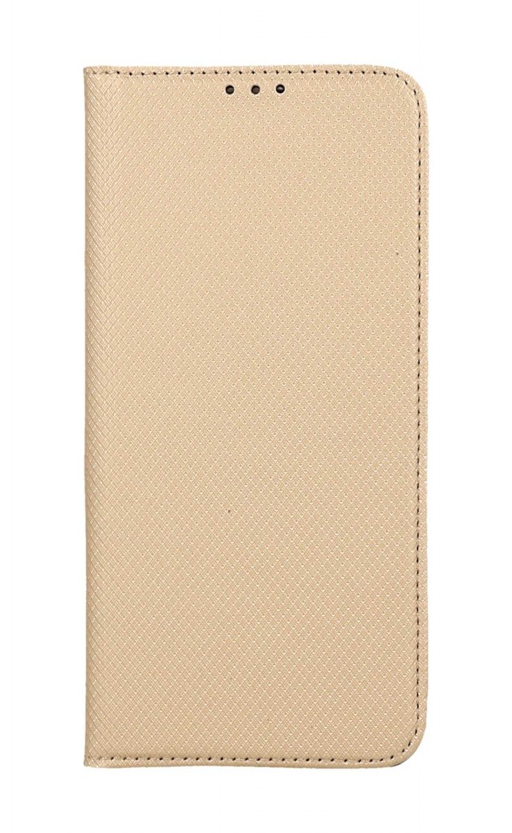Levně Pouzdro TopQ Xiaomi Redmi 12 Smart Magnet knížkové zlaté 115623 (kryt neboli obal na mobil Xiaomi Redmi 12)