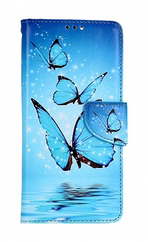 Knížkové pouzdro na Xiaomi Redmi Note 12 Modří motýlci