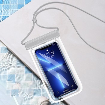Univerzální vodotěsné pouzdro na mobil Pastel šedé