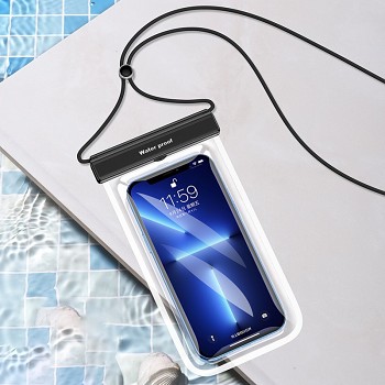 Univerzální vodotěsné pouzdro na mobil Pastel černé