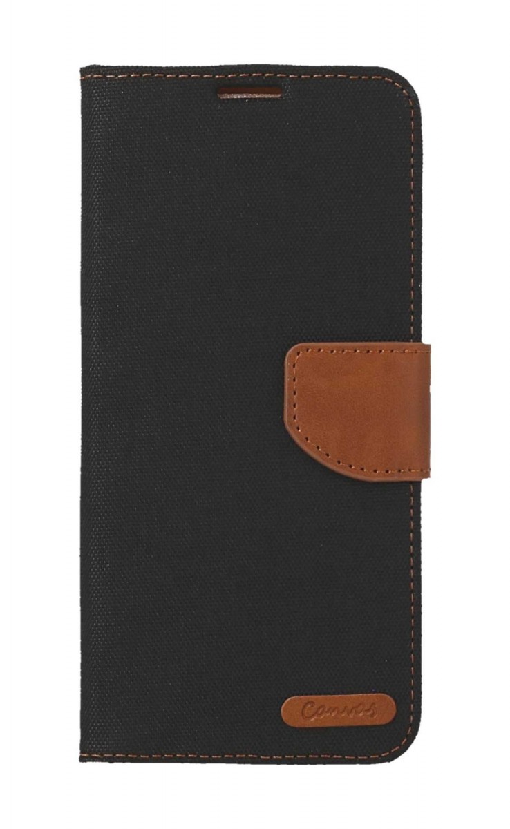 Levně Pouzdro Canvas Xiaomi Redmi 12 knížkové černé 115720 (kryt neboli obal na mobil Xiaomi Redmi 12)