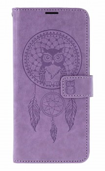 Knížkové pouzdro Mezzo na Xiaomi Redmi Note 14 Lapač se sovičkou fialové