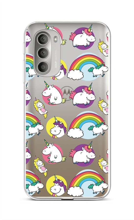 Levně Kryt TopQ Motorola Moto G51 5G Chunky Unicorns 95772 (pouzdro neboli obal na mobil Motorola Moto G51 5G)