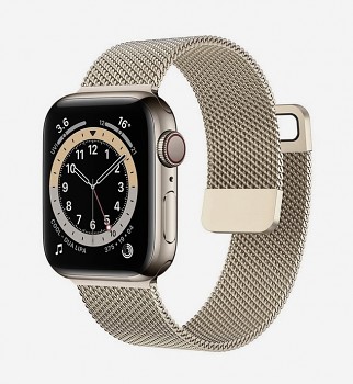 Kovový řemínek LUXURY Magnet pro Apple Watch 38-40-41 mm zlatý