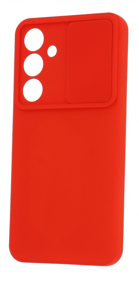 Levně Zadní kryt Camshield Soft pro Samsung S24 FE červený