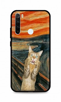 Zadní kryt DARK na Xiaomi Redmi Note 8T Scared Cat