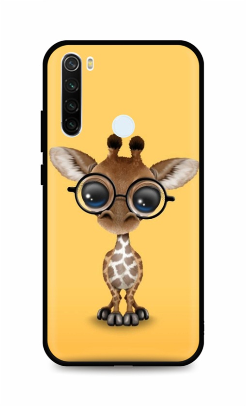Zadní kryt DARK na Xiaomi Redmi Note 8T Cute Giraffe