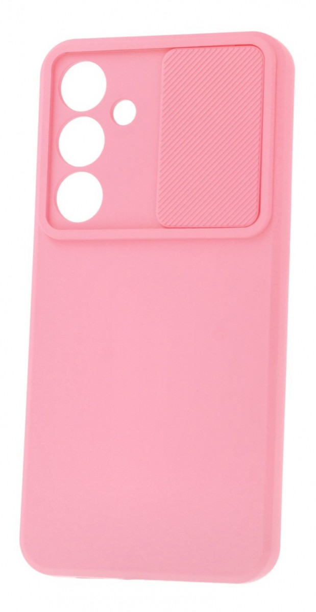 Levně Zadní kryt Camshield Soft pro Samsung S24 FE světle růžový