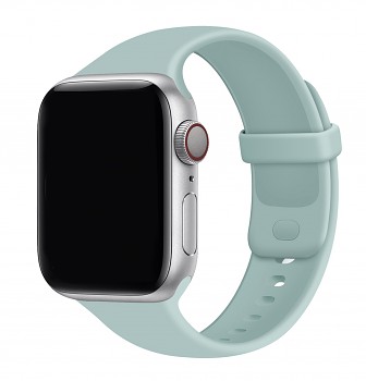 Silikonový řemínek Gummy pro Apple Watch 42-44-45-49 mm bledě modrý