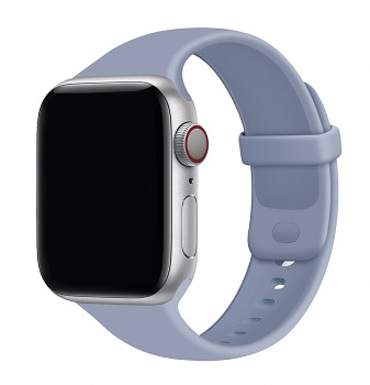 Silikonový řemínek Gummy pro Apple Watch 42-44-45-49 mm modrý