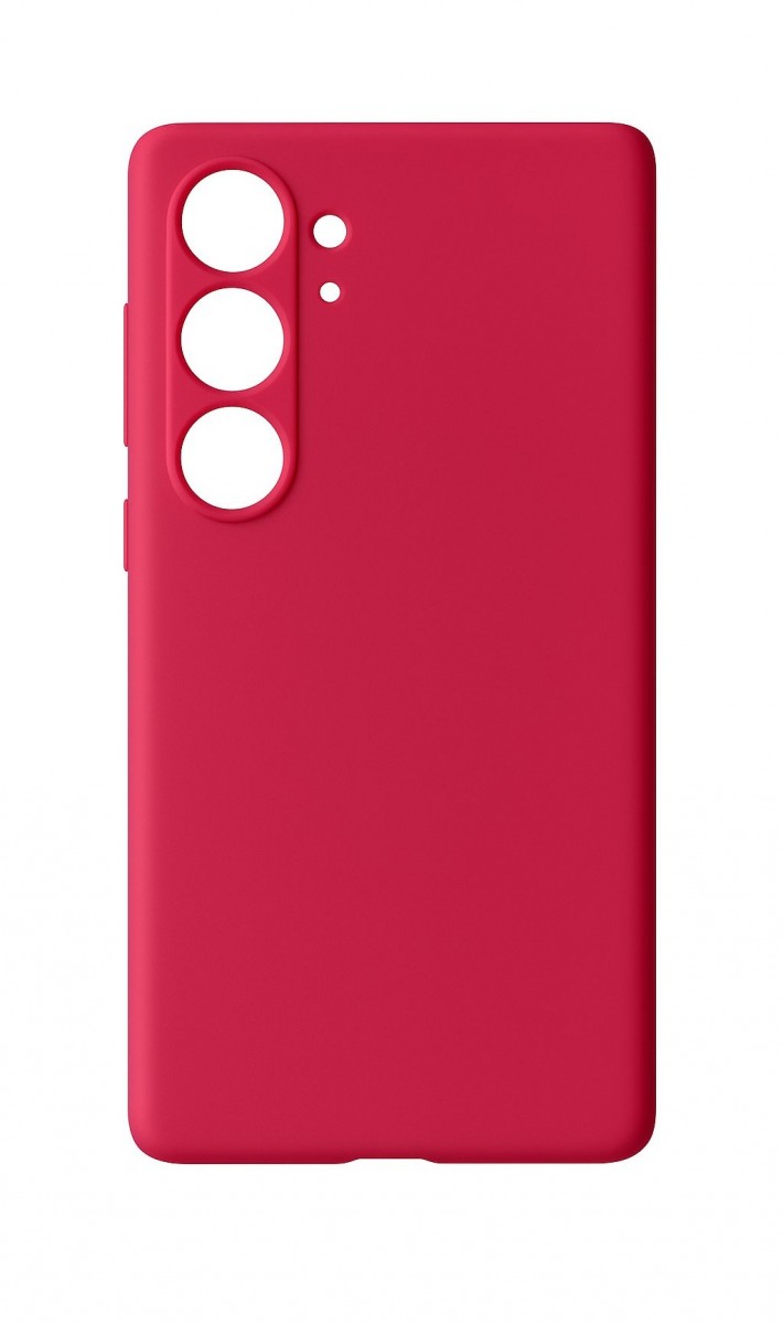 Levně Zadní kryt Silicone Lite pro Samsung S25 vínový
