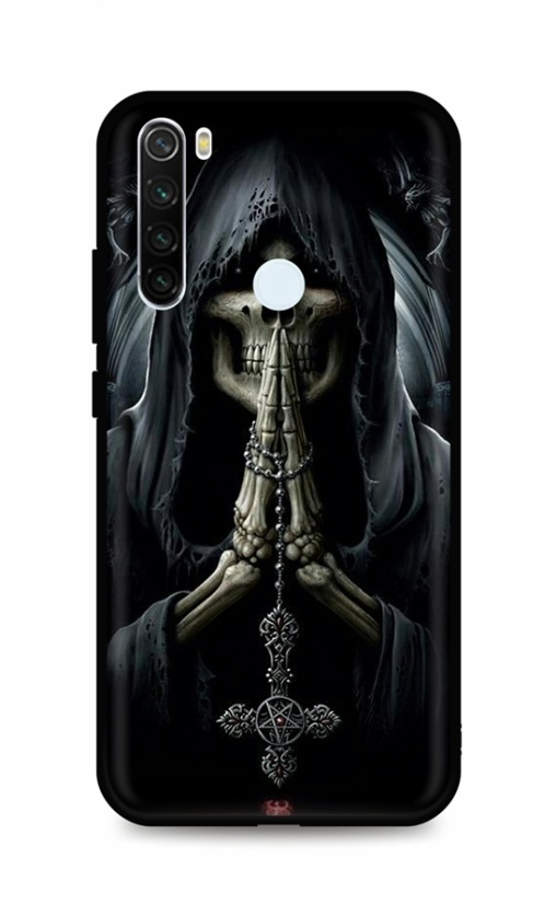 Zadní kryt DARK na Xiaomi Redmi Note 8T Grim Reaper