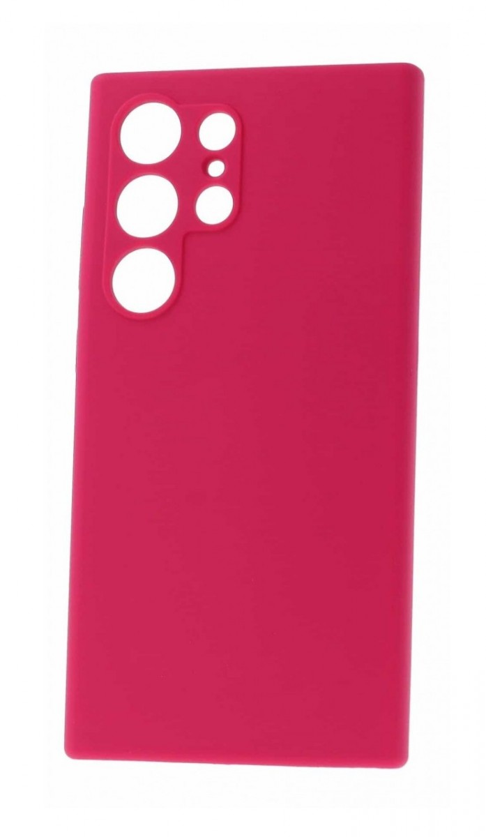 Zadní kryt Silicone Lite pro Samsung S25 Ultra vínový