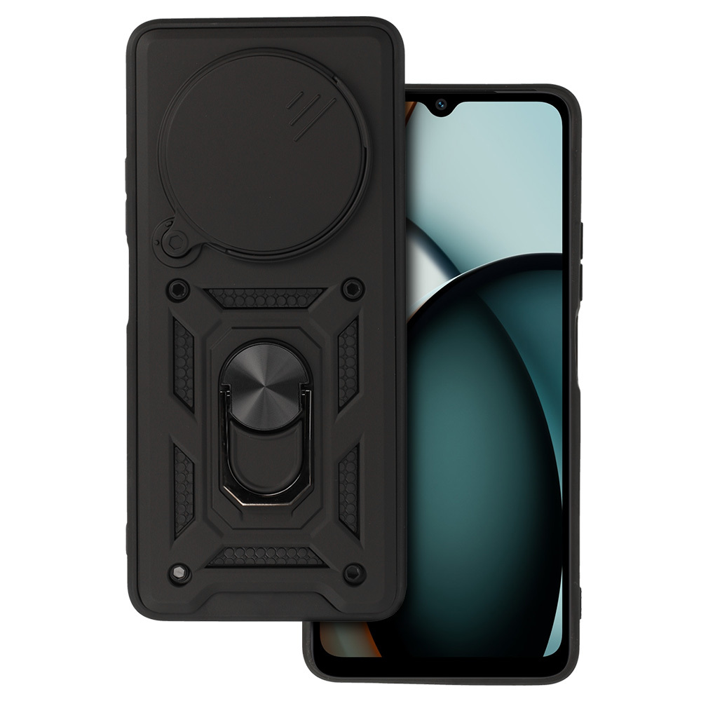 Levně Ultra odolný zadní kryt Armor Lens pro Xiaomi Redmi A3 Pro černý