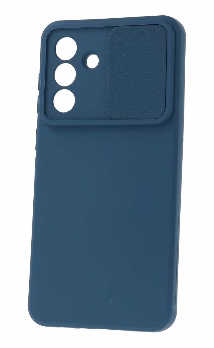 Levně Zadní kryt Camshield Soft pro Samsung S25 tmavě modrý