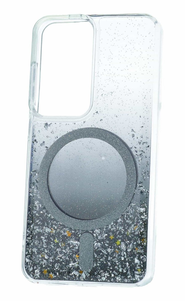 Zadní kryt Tel Protect Moonlite Magsafe pro Samsung S24 černý čirý