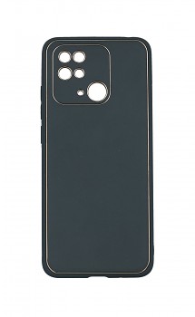 Zadní pevný kryt Leather na Xiaomi Redmi 10C šedý