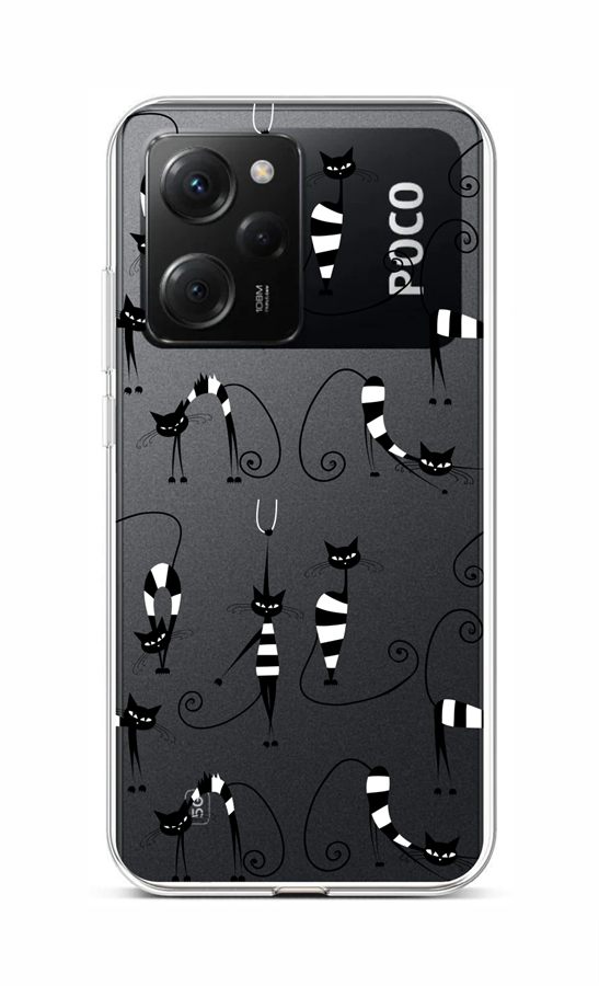 Levně Kryt TopQ Xiaomi Poco X5 Pro 5G Cats 1 95954 (pouzdro neboli obal na mobil Xiaomi Poco X5 Pro 5G)