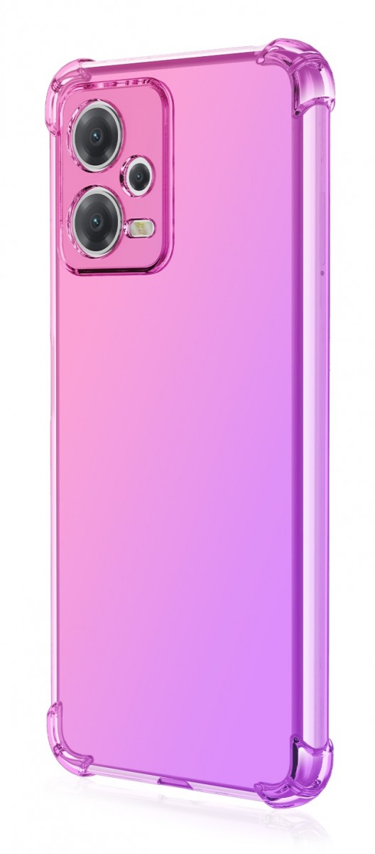 Zadní kryt na Xiaomi Poco X5 Pro 5G Shock duhový růžovo-fialový