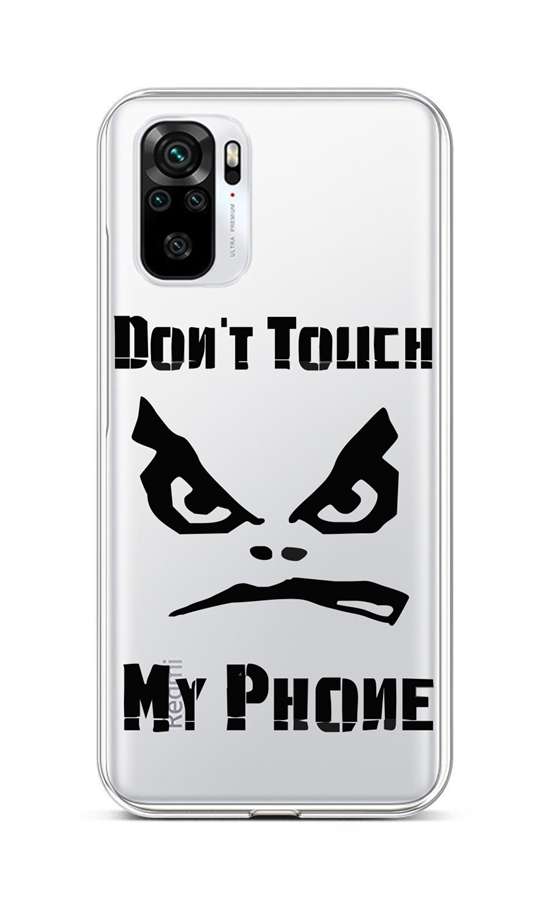 Levně Kryt TopQ Xiaomi Redmi Note 10S Don't Touch průhledný 85969 (pouzdro neboli obal na mobil Xiaomi Redmi Note 10S)