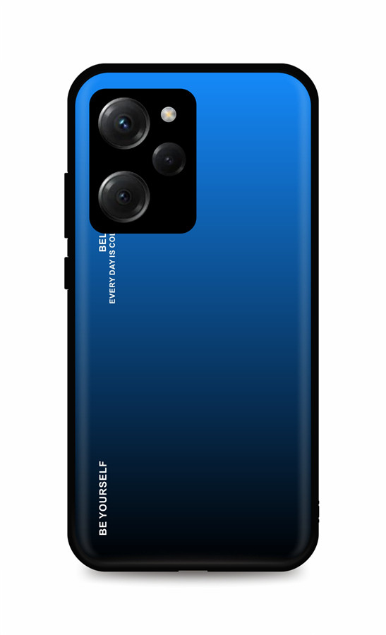 Levně Kryt TopQ LUXURY Xiaomi Poco X5 Pro 5G pevný duhový modrý 95976 (pouzdro neboli obal na mobil Xiaomi Poco X5 Pro 5G)