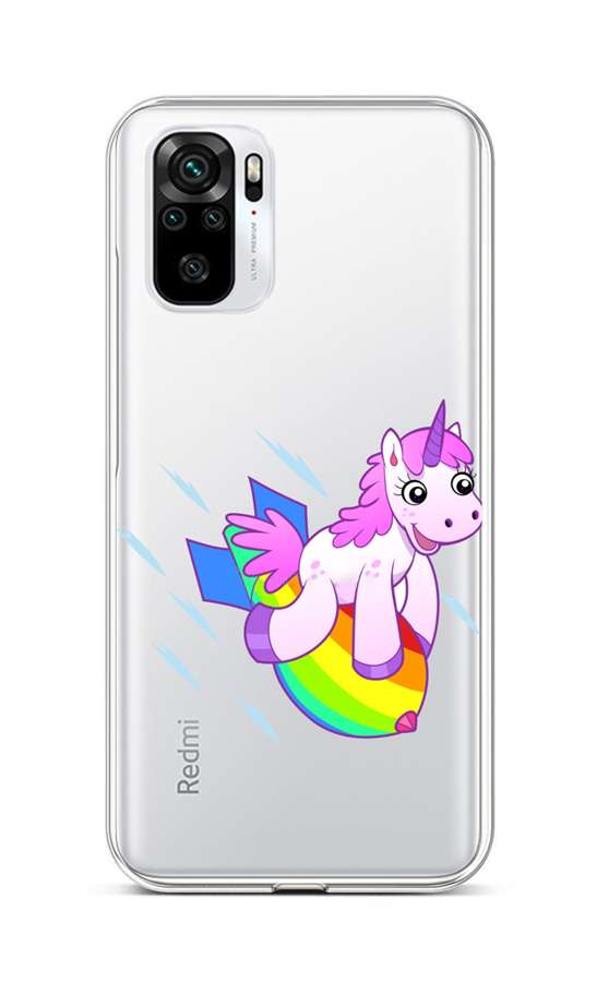 Levně Kryt TopQ Xiaomi Redmi Note 10S Flying Unicorn 85987 (pouzdro neboli obal na mobil Xiaomi Redmi Note 10S)