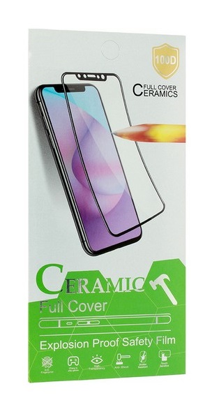 Fólie na displej Ceramic pro Xiaomi Redmi Note 12 5G Full Cover černá