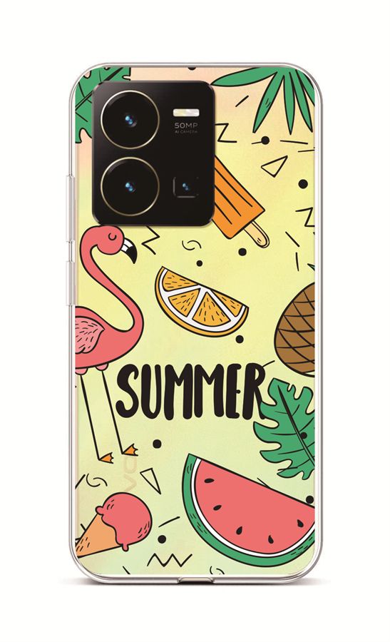Levně Kryt TopQ Vivo Y35 Summer 86029 (pouzdro neboli obal na mobil Vivo Y35)