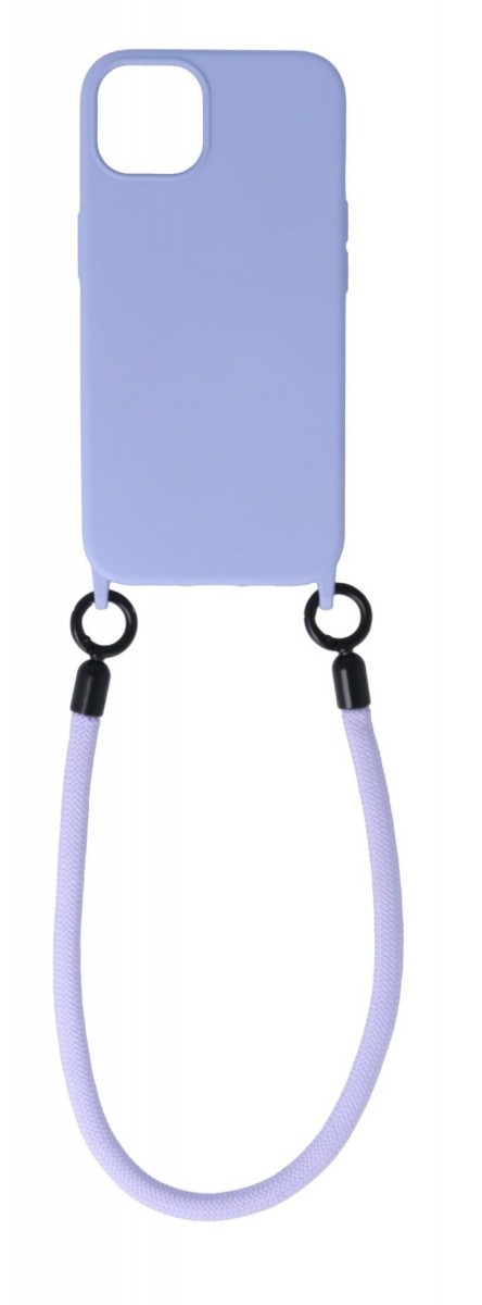 Zadní kryt Minimalist Wrist Strap na iPhone 13 fialový