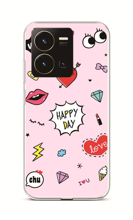 Zadní kryt na Vivo Y35 Happy Day
