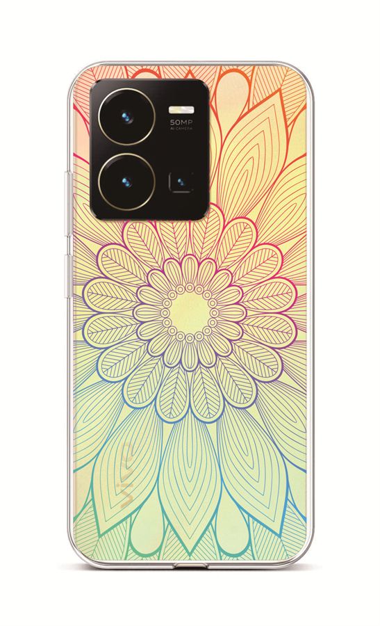 Zadní kryt na Vivo Y35 Rainbow Mandala