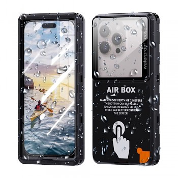 ShellBox AirBox vodotěsné pouzdro IP68 (max. 6.9 palce) černé ROZBALENO