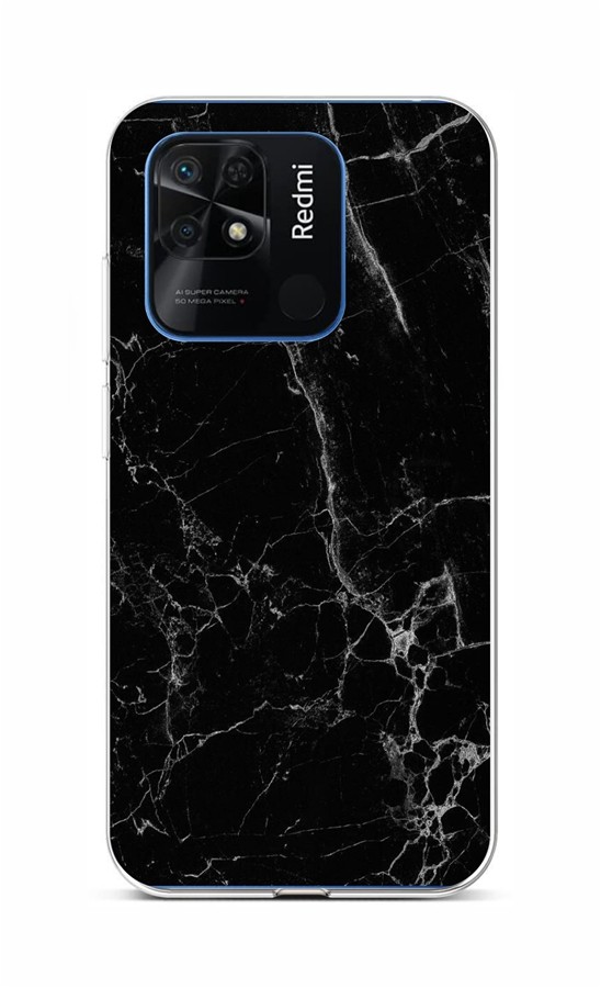 Zadní kryt STYLE na Xiaomi Redmi 10C Mramor černý