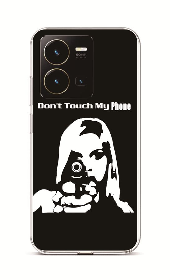 Levně Kryt TopQ Vivo Y35 Don't Touch Gun 86065 (pouzdro neboli obal na mobil Vivo Y35)