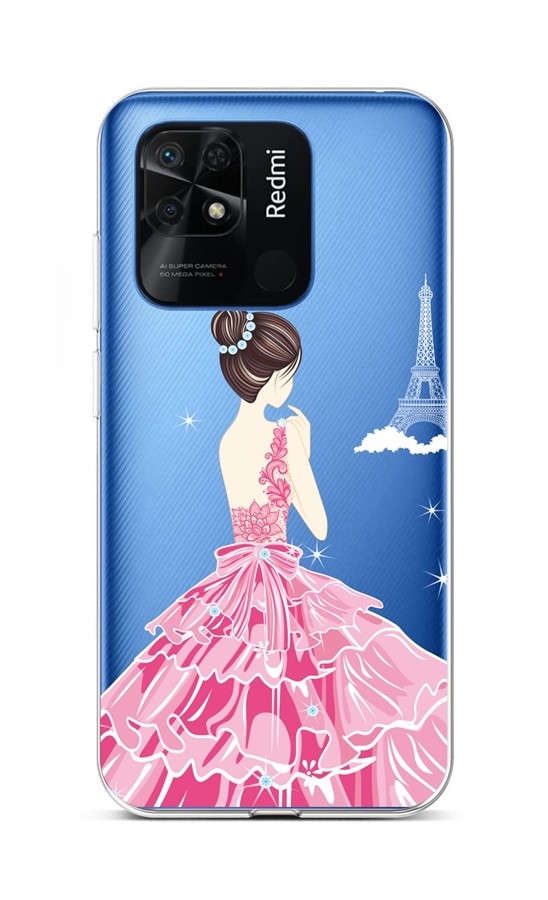 Levně Kryt TopQ Xiaomi Redmi 10C Pink Princess 76089 (pouzdro neboli obal na mobil Xiaomi Redmi 10C)