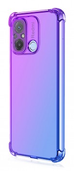 Zadní kryt na Xiaomi Redmi 12C Shock duhový fialovo-modrý