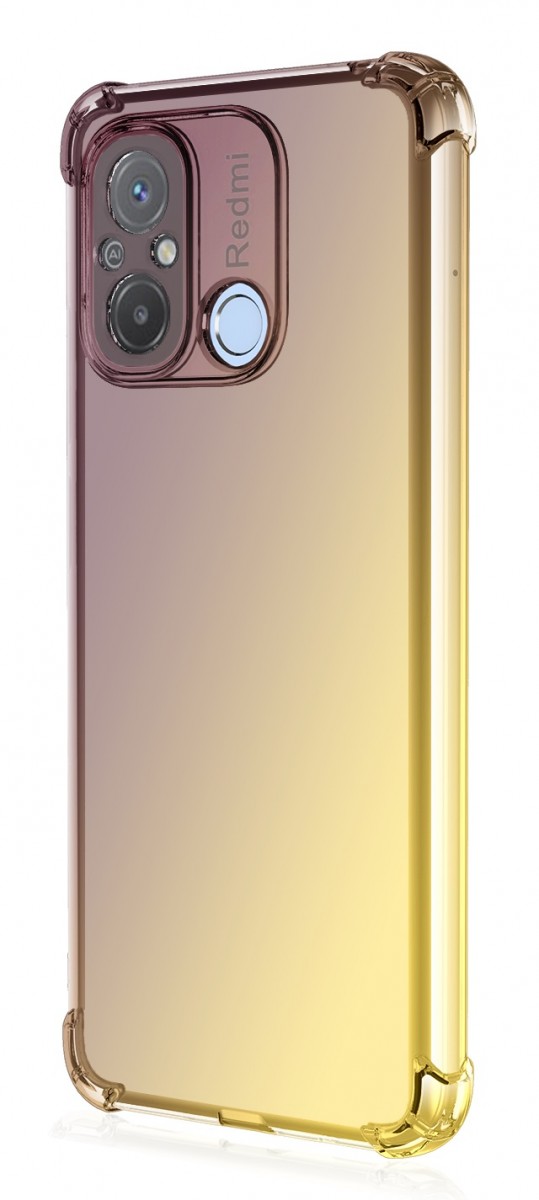 Levně Kryt TopQ Xiaomi Redmi 12C Shock duhový purpurovo-žlutý 96118 (pouzdro neboli obal na mobil Xiaomi Redmi 12C)