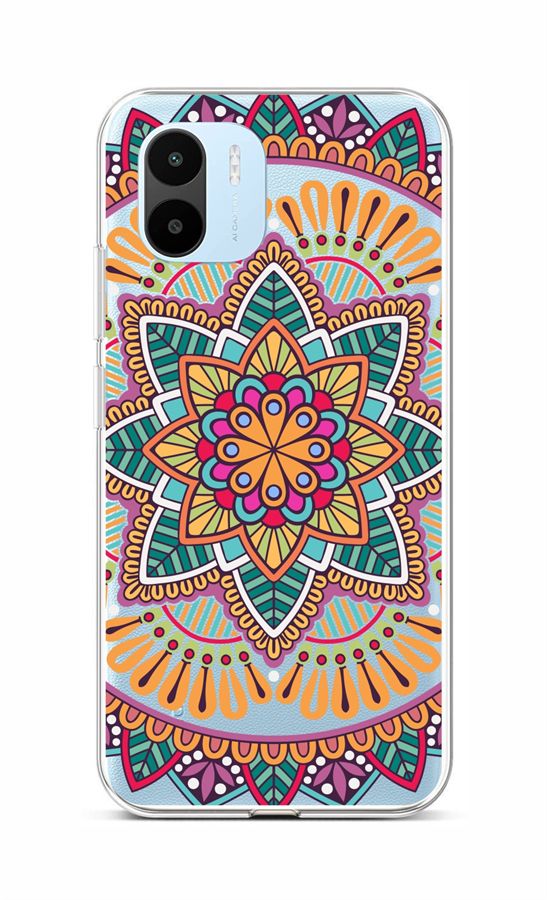 Levně Kryt TopQ Xiaomi Redmi A1 Happy Mandala 86120 (pouzdro neboli obal na mobil Xiaomi Redmi A1)