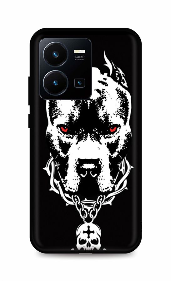 Zadní kryt DARK na Vivo Y35 Fighting Dog