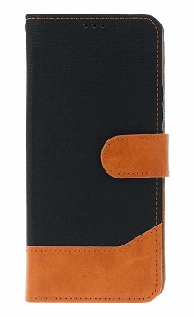 Knížkové pouzdro Jeans na Xiaomi Redmi Note 14 černé