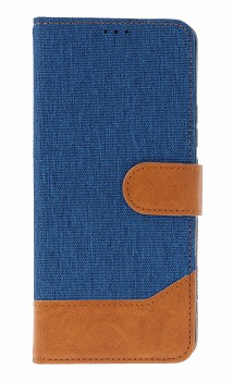 Knížkové pouzdro Jeans na Xiaomi Redmi Note 14 modré