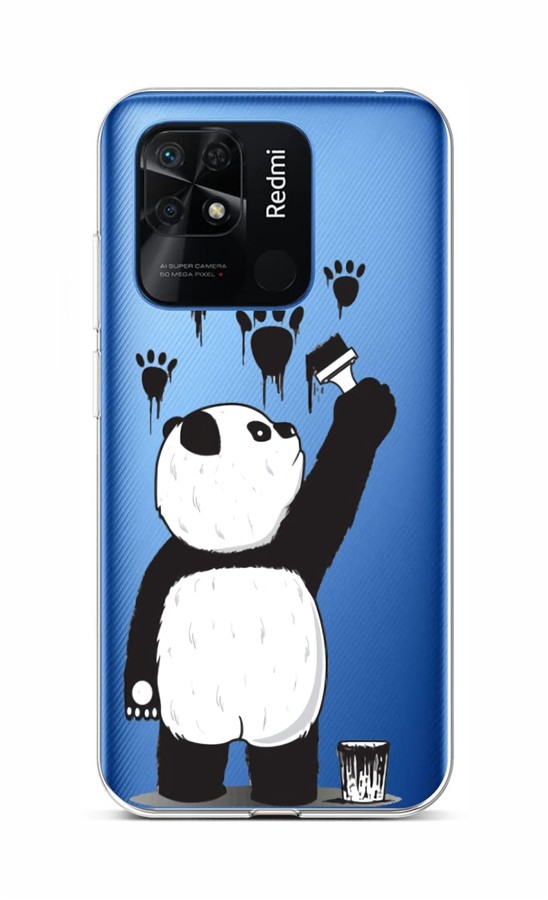 Zadní kryt na Xiaomi Redmi 10C Rebel Panda